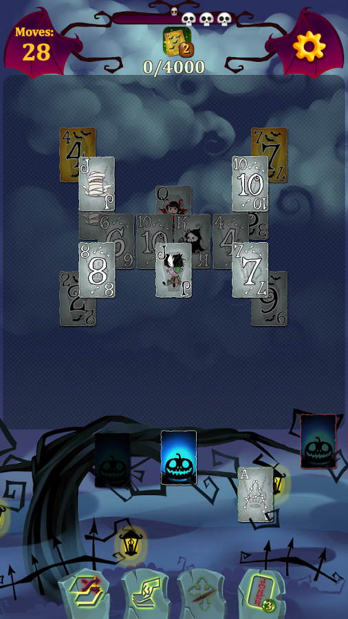 Solitaire Halloween Game Screenshot #4
